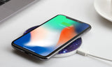 Wireless Charger - 10W Wireless Charging Pad Standard Charging for iPhone X/ 8/ 8 Plus, Fast Charging for Samsung Note 5/ 7/ 8/ S6 Edge Plus/ S7/ S7 Edge/ S8/ S8 Plus, Supports All Qi-enabled Devices