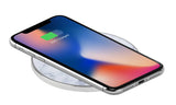 Wireless Charger - 10W Wireless Charging Pad Standard Charging for iPhone X/ 8/ 8 Plus, Fast Charging for Samsung Note 5/ 7/ 8/ S6 Edge Plus/ S7/ S7 Edge/ S8/ S8 Plus, Supports All Qi-enabled Devices