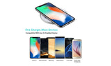 Wireless Charger - 10W Wireless Charging Pad Standard Charging for iPhone X/ 8/ 8 Plus, Fast Charging for Samsung Note 5/ 7/ 8/ S6 Edge Plus/ S7/ S7 Edge/ S8/ S8 Plus, Supports All Qi-enabled Devices