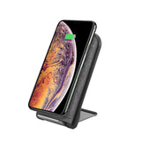 LAX Fast Wireless Charger Stand - Qi-Certified Phone Charging, Great for Face ID on Apple iPhone 11/11 pro max/11 pro/XS max/X, Compatible with Airpods pro, Samsung Note 10/S10/S9, Google Pixel & More