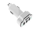 LAX 4-Port USB Rapid Car Charger for Apple & Android Devices