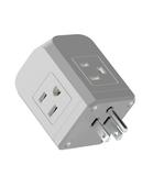 Multi-Plug Outlet with 3 Wall Outlets & 3 USB Ports
