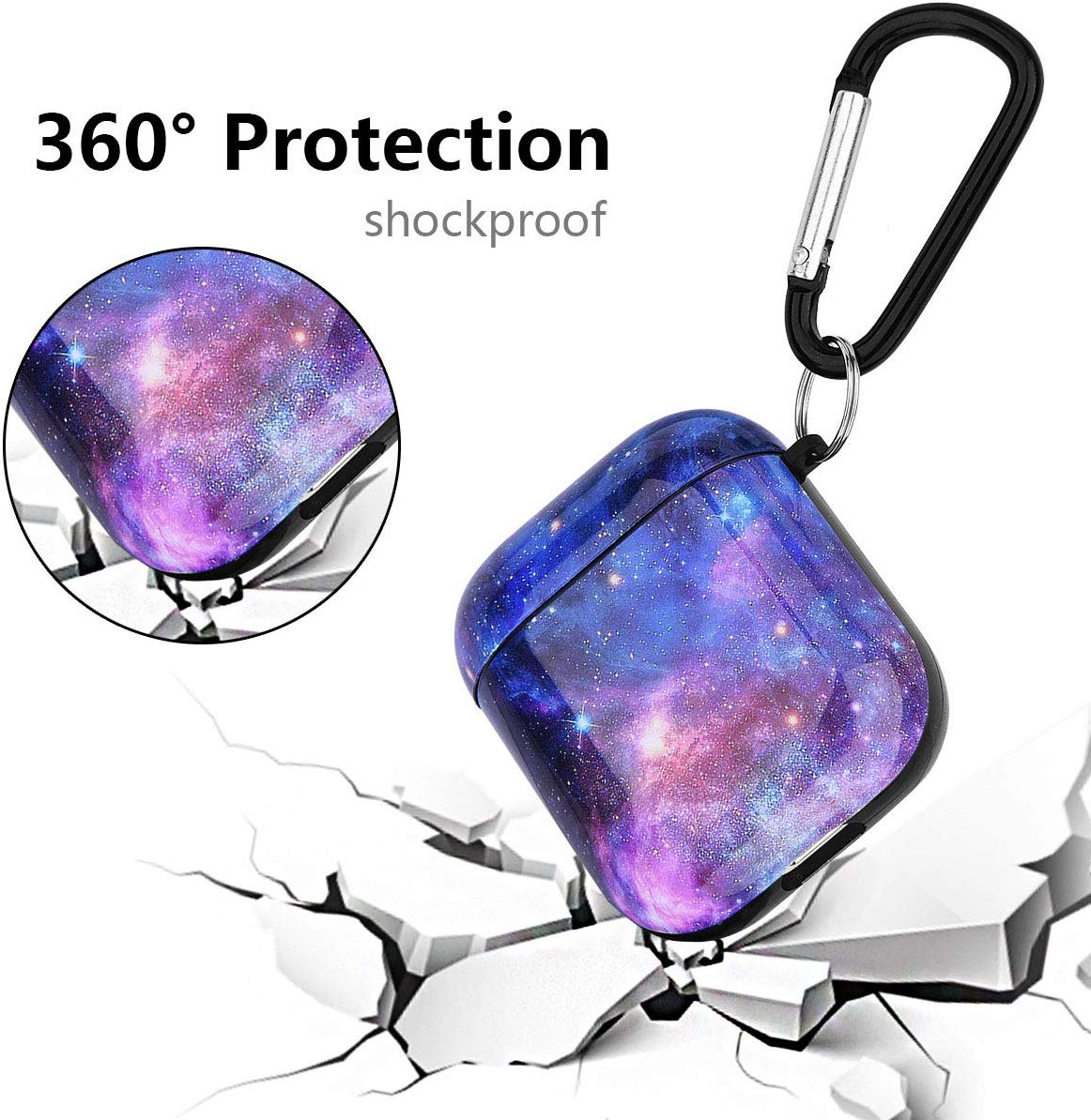 LAX AirPods Case Cover Silicone Protective Skin for Apple Airpods