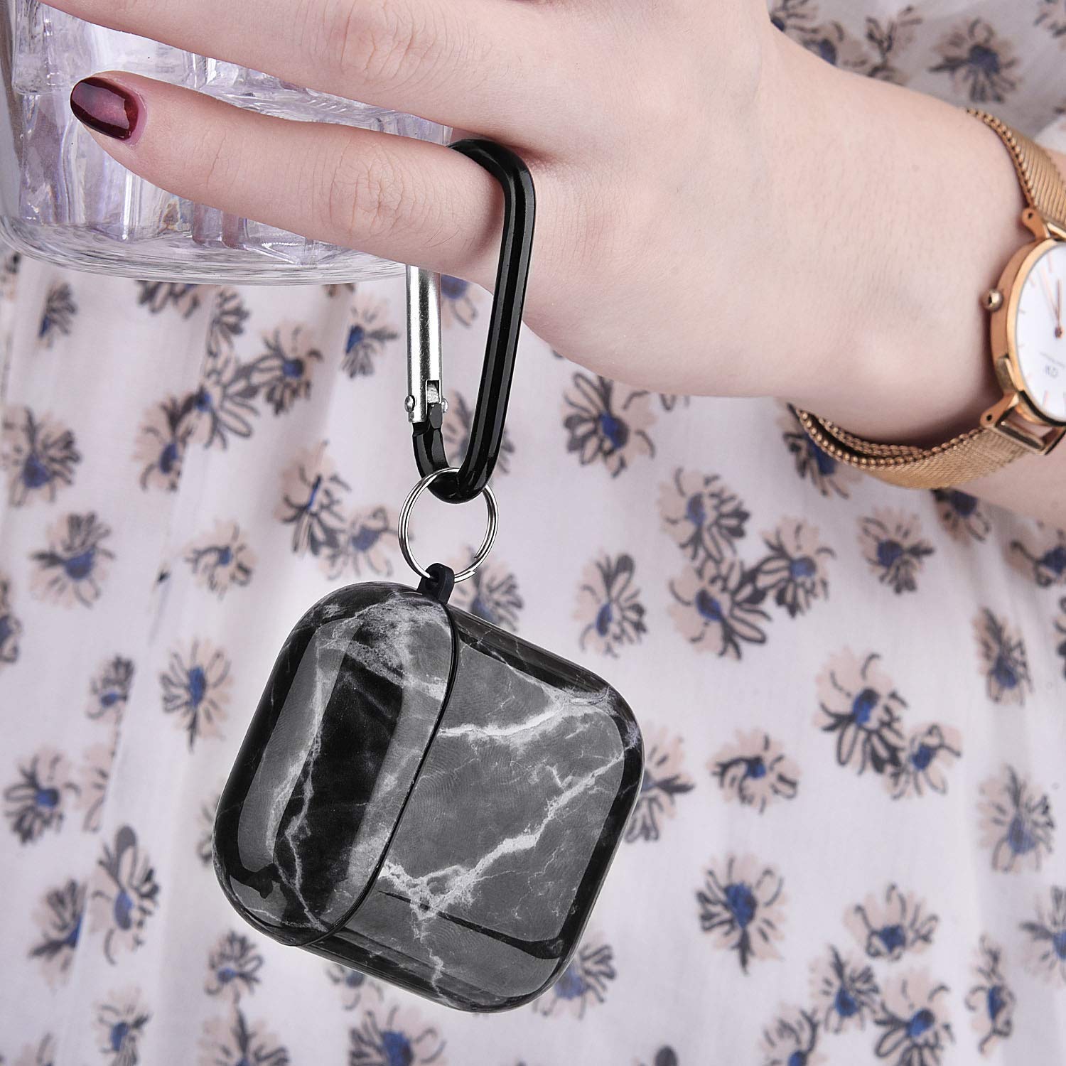 LAX AirPods Case Cover Silicone Protective Skin for Apple Airpods