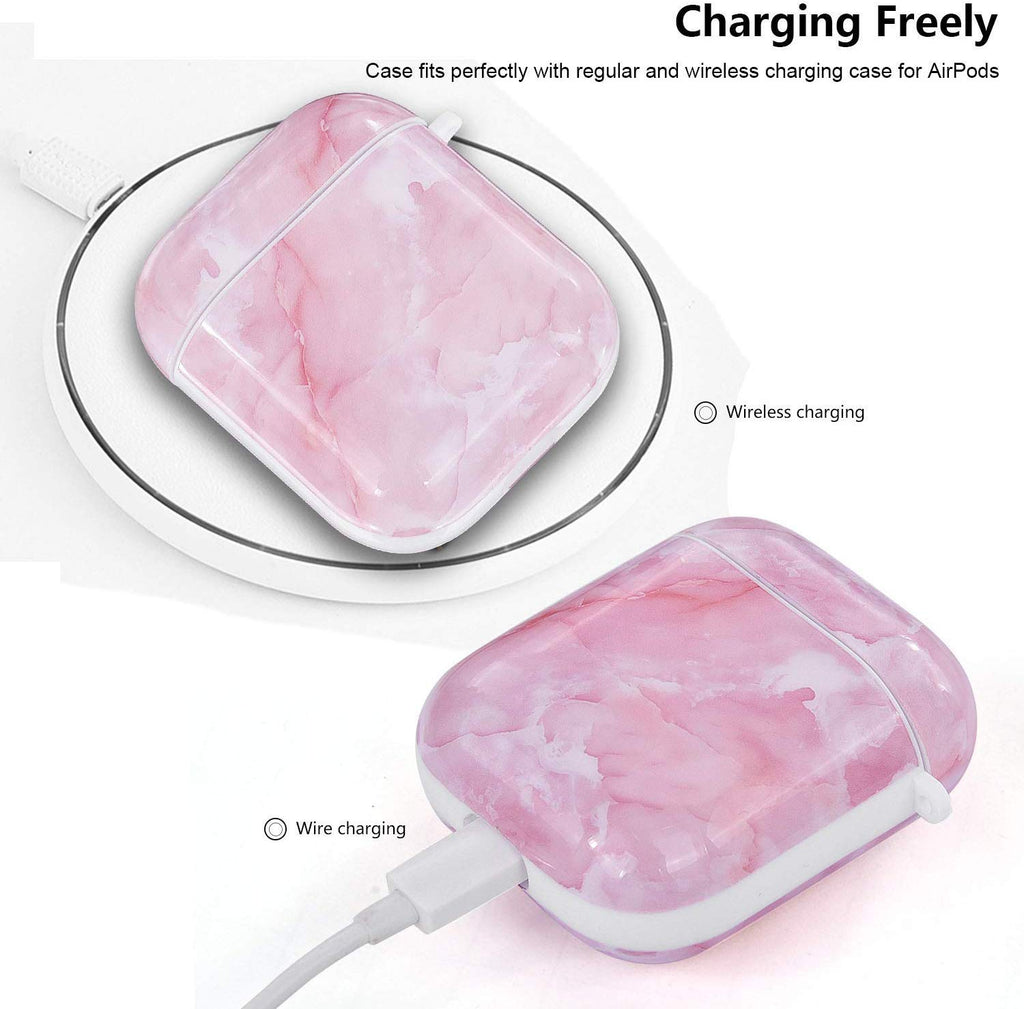 LAX AirPods Case Cover Silicone Protective Skin for Apple Airpods