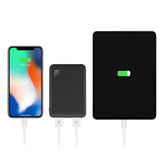 LAX Rubberized 6600mAh Dual USB Compact Power Bank