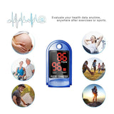 LAX Pulse Oximeter - Fingertip Blood Oxygen Saturation Patient Monitor