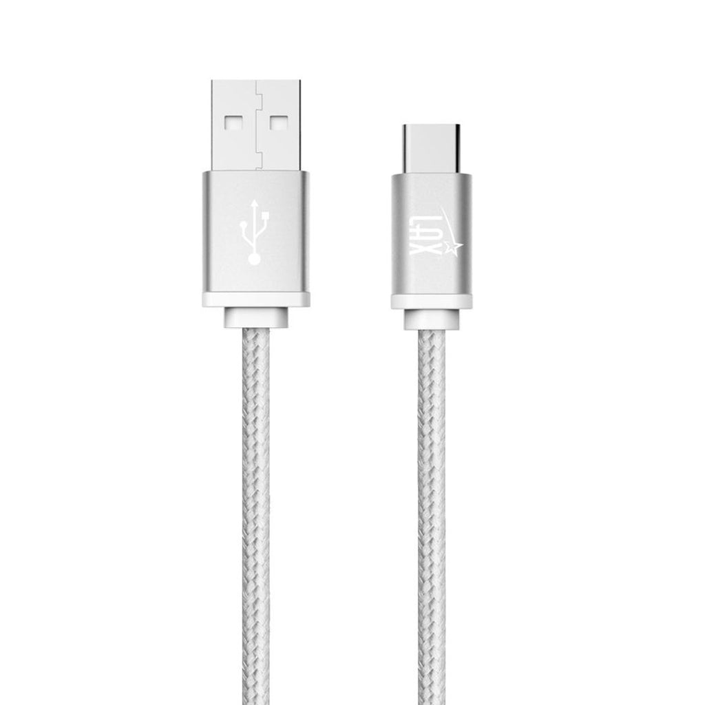 USB-C to USB-A Braided Cable for Smartphones 10 Feet