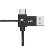 USB-C to USB-A Braided Cable for Smartphones 10 Feet