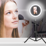 LAX Selfie Ring LED Light Stand with Tripod