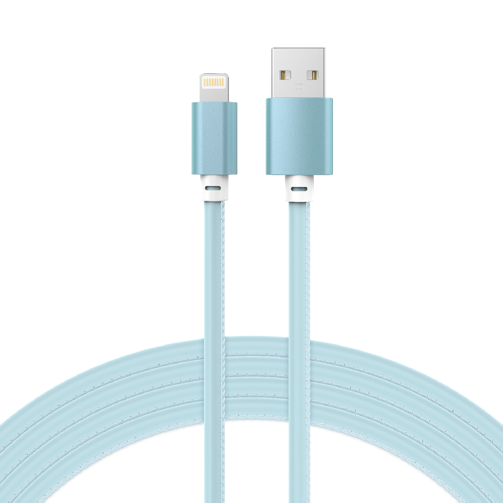 Glow in the Dark Apple MFi Certified USB to Iphone Cable (10 Feet)