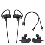 Laud True Wireless Earbuds Bluetooth Headphones with Secure Ear Loop - Completely Wireless Music Experience