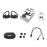 Laud True Wireless Earbuds Bluetooth Headphones with Secure Ear Loop - Completely Wireless Music Experience