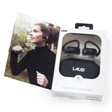 Laud True Wireless Earbuds Bluetooth Headphones with Secure Ear Loop - Completely Wireless Music Experience