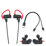 Laud True Wireless Earbuds Bluetooth Headphones with Secure Ear Loop - Completely Wireless Music Experience