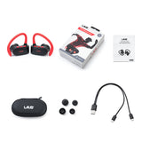 Laud True Wireless Earbuds Bluetooth Headphones with Secure Ear Loop - Completely Wireless Music Experience