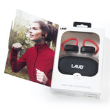 Laud True Wireless Earbuds Bluetooth Headphones with Secure Ear Loop - Completely Wireless Music Experience