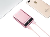 Compact 12,000mAh Power Bank, Pure Wireless Bluetooth Earphones and Phone Ring Stand