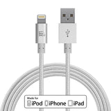 Apple MFi Certified Durable Braided Nylon Lightning to USB Cable for iPhone and iPad