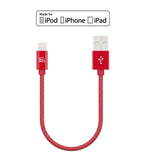 Apple MFi Certified Durable Braided Nylon Lightning to USB Cable for iPhone and iPad