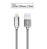 Apple MFi Certified Durable Braided Nylon Lightning to USB Cable for iPhone and iPad
