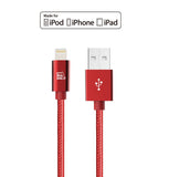 Apple MFi Certified Durable Braided Nylon Lightning to USB Cable for iPhone and iPad