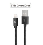 Apple MFi Certified Durable Braided Nylon Lightning to USB Cable for iPhone and iPad