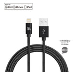 Apple MFi Certified Durable Braided Nylon Lightning to USB Cable for iPhone and iPad