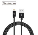Apple MFi Certified Durable Braided Nylon Lightning to USB Cable for iPhone and iPad