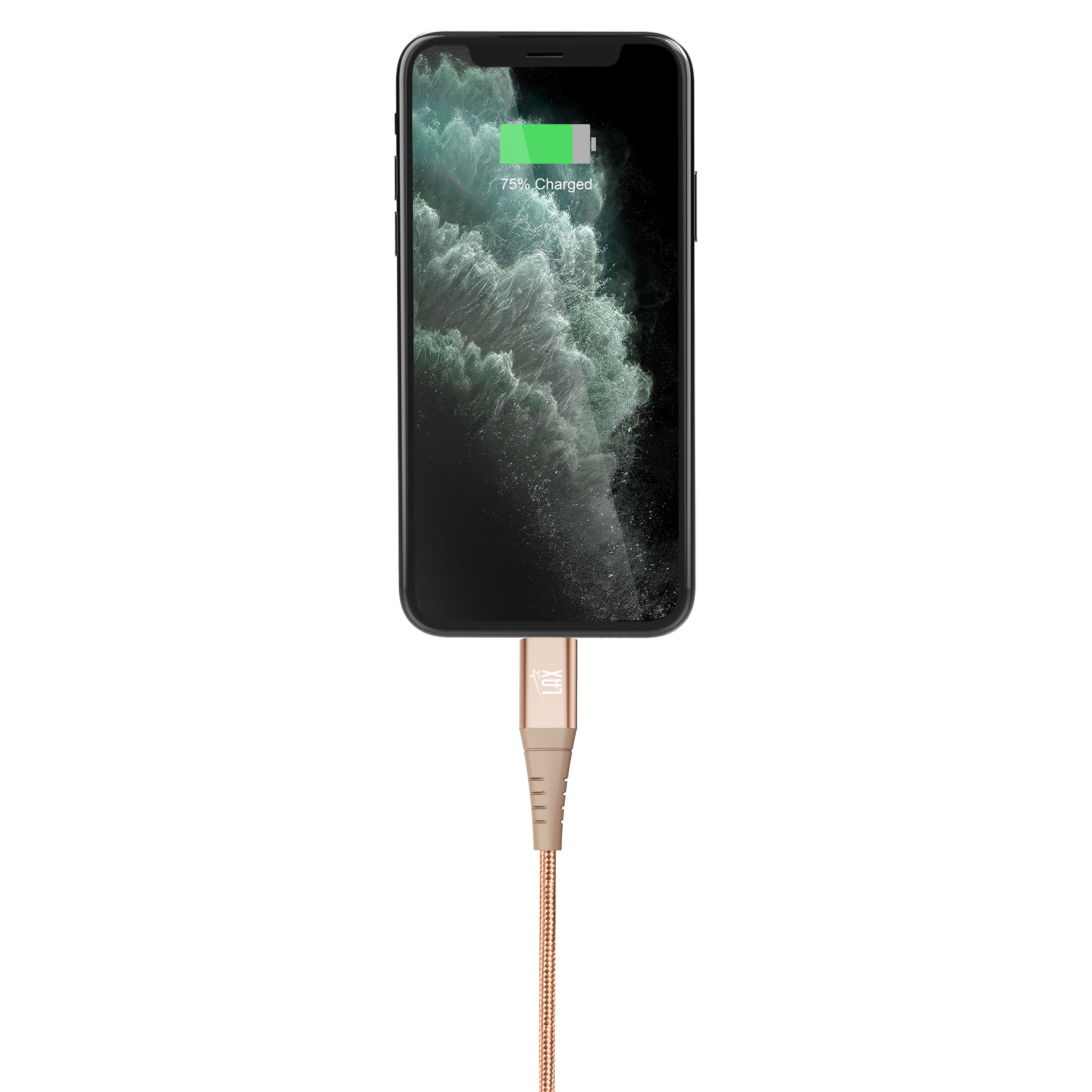 LAX Apple MFi Certified Braided Nylon USB to Iphone Cable - 4 & 10 Feet