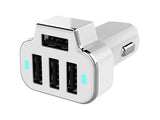 LAX 4-Port USB Rapid Car Charger for Apple & Android Devices